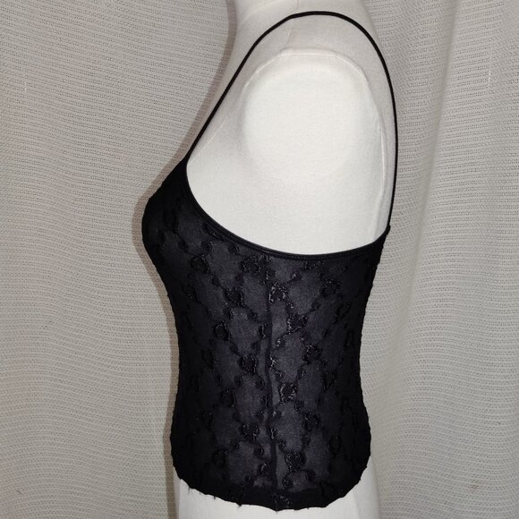 Fredericks of Hollywood | black mesh tank top - Picture 13 of 13